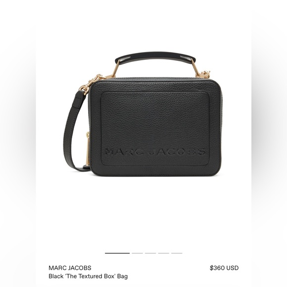 Marc Jacobs Handbags - MARC JACOBS
Black 'The Textured Box' Bag